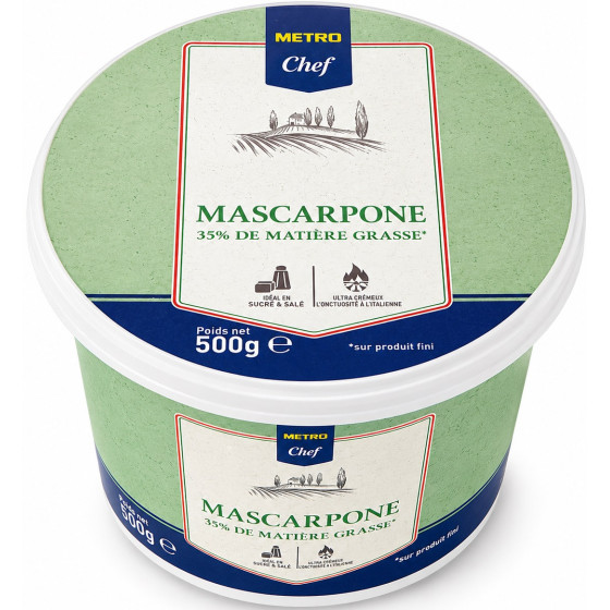 MASCARPONE METRO CHEF 35% MG 500G