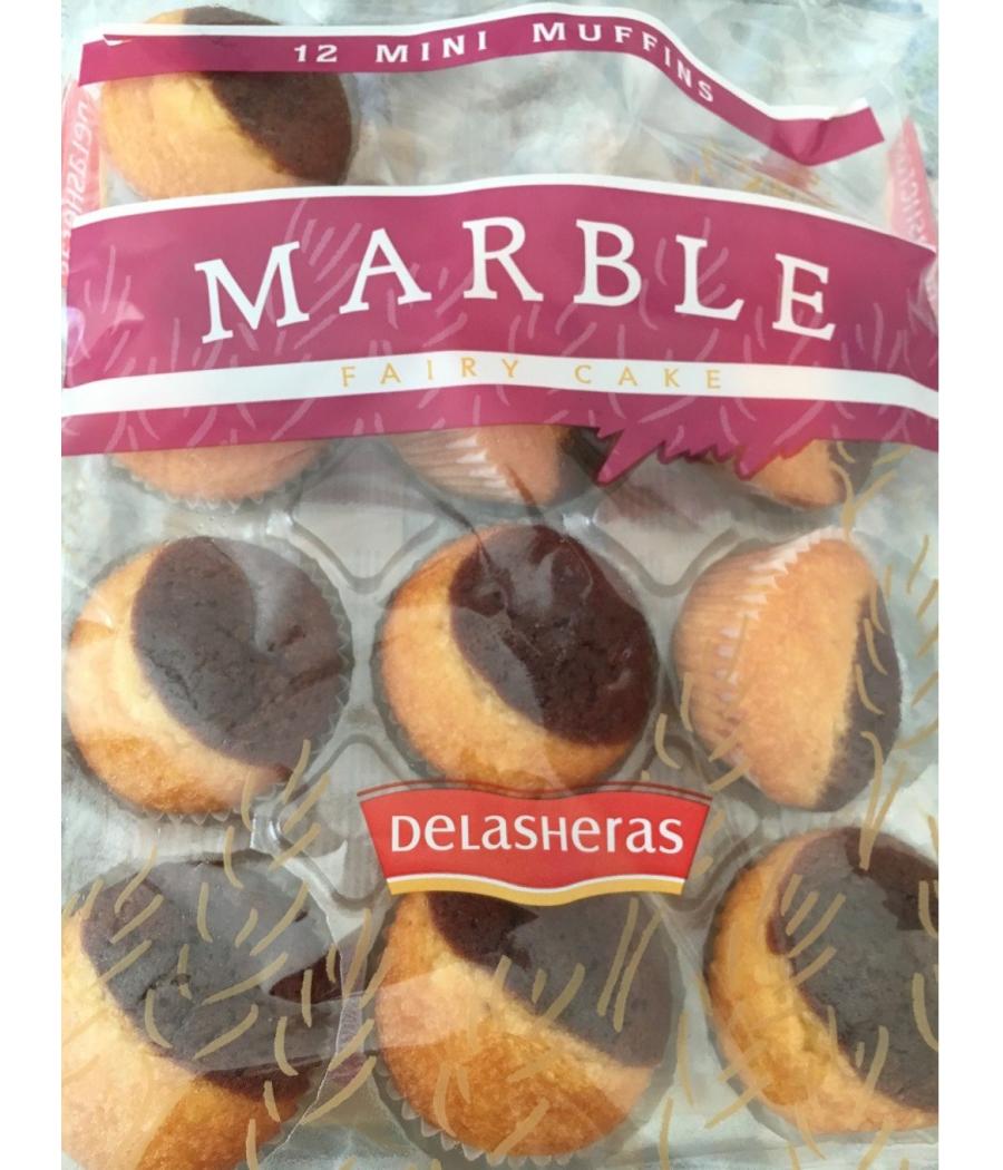 MINI MUFFINS MARBRE AU CHOCOLAT DELASHERAS 280G