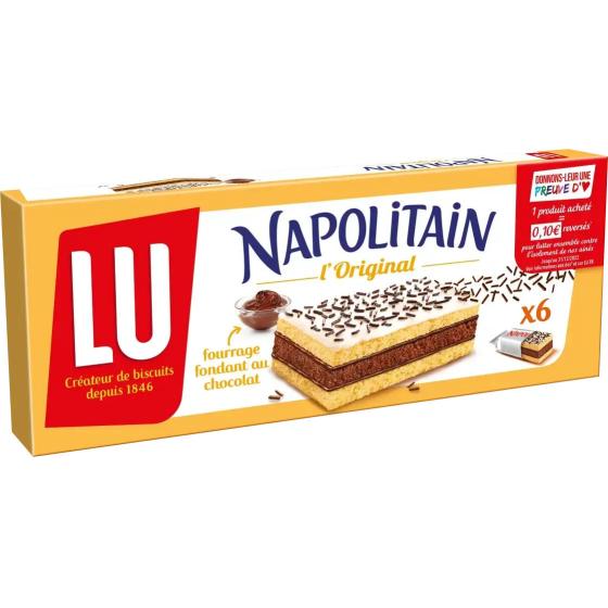 GATEAUX AU CHOCOLAT NAPOLITAIN  LU 180G