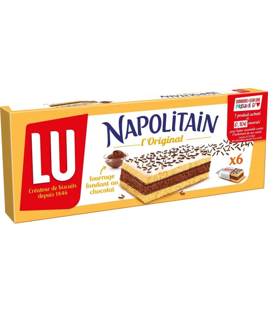 GATEAUX AU CHOCOLAT NAPOLITAIN  LU 180G