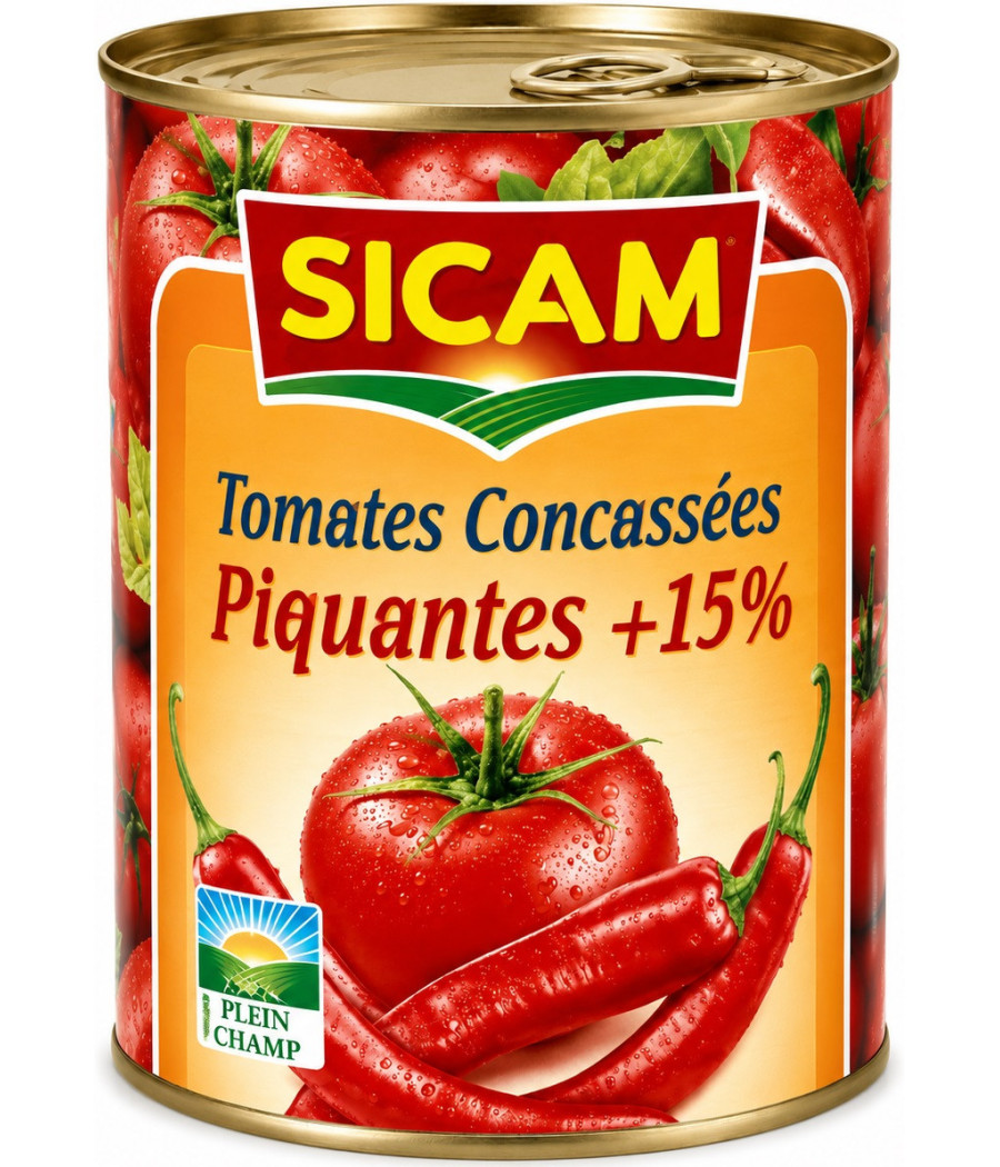 TOMATE CONCASSÉE SICAM PIQUANTES 15% 400G