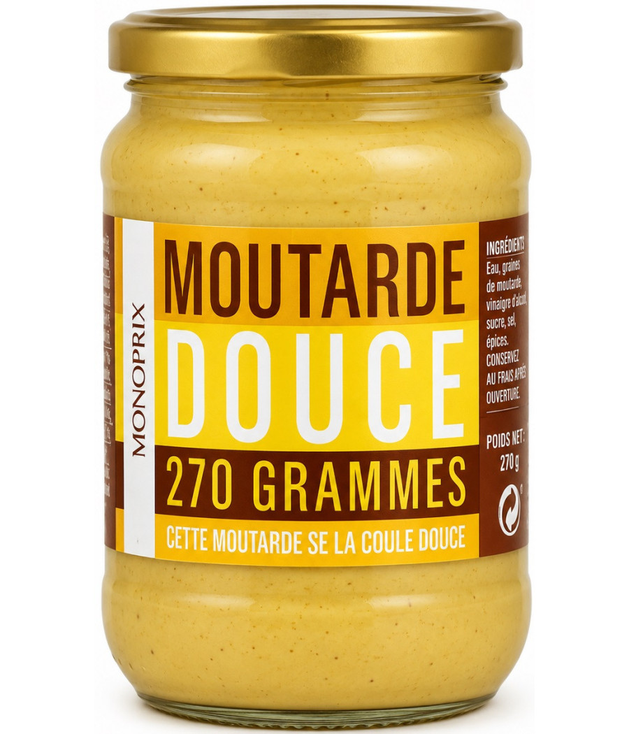 MOUTARDE DOUCE PAUWELS 270G