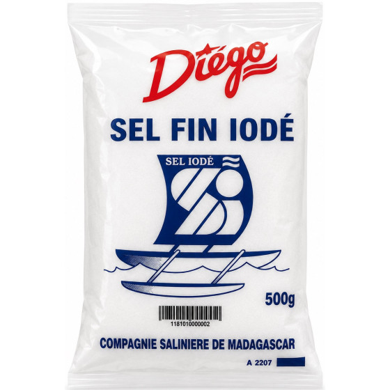 SEL DIEGO FIN IODÉ 500G