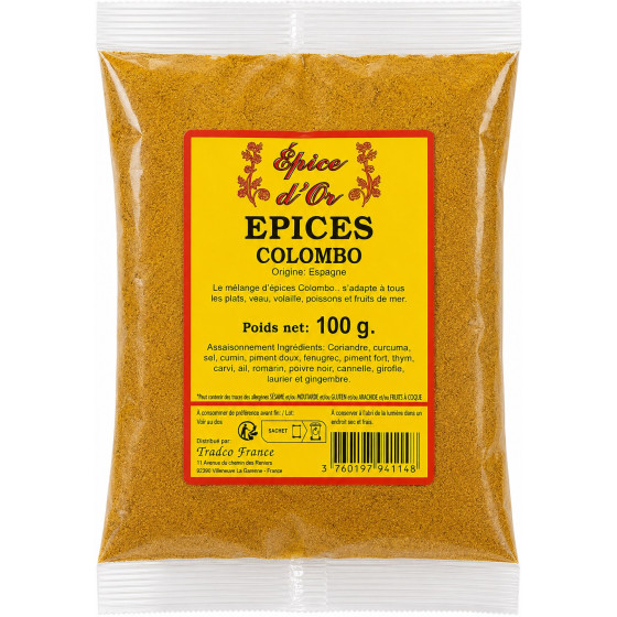 EPICES COLOMBO 100G MASSALA