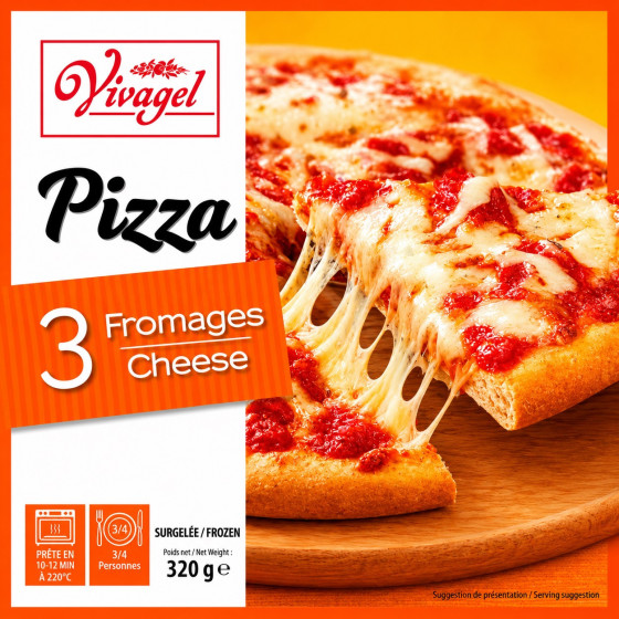 PIZZA VIVAGEL 3 FROMAGES 320G