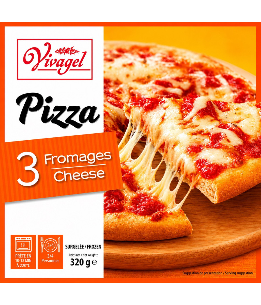 PIZZA VIVAGEL 3 FROMAGES 320G