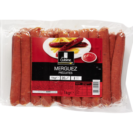 SAUCISSE MERGUEZ X20 1KG