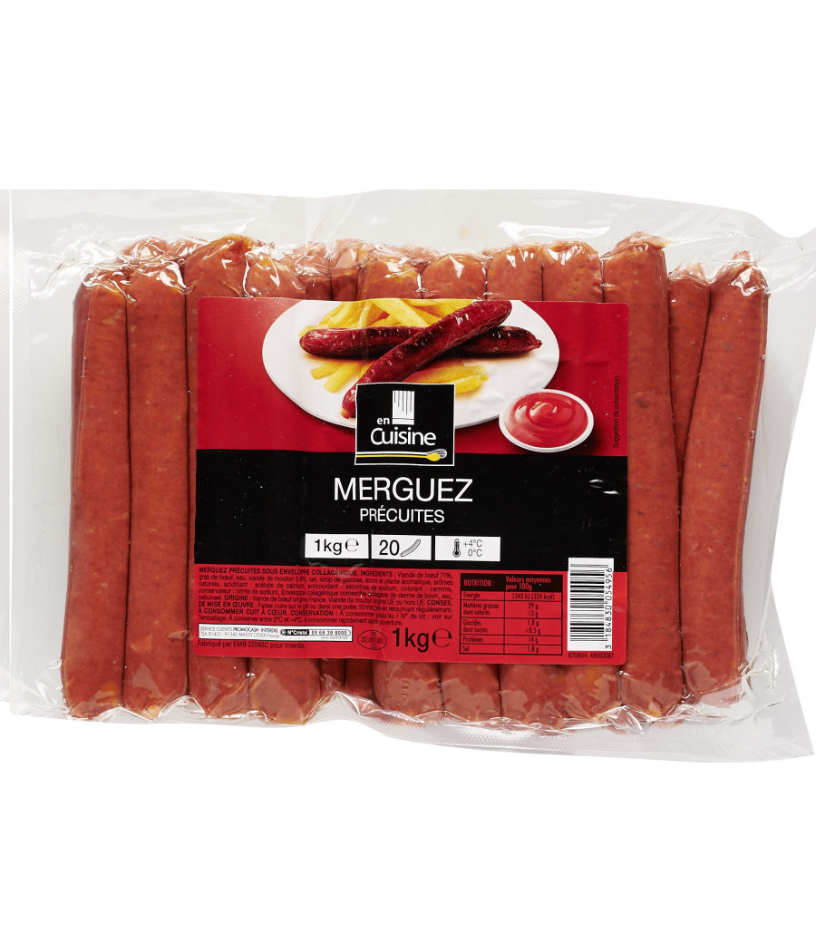 SAUCISSE MERGUEZ X20 1KG