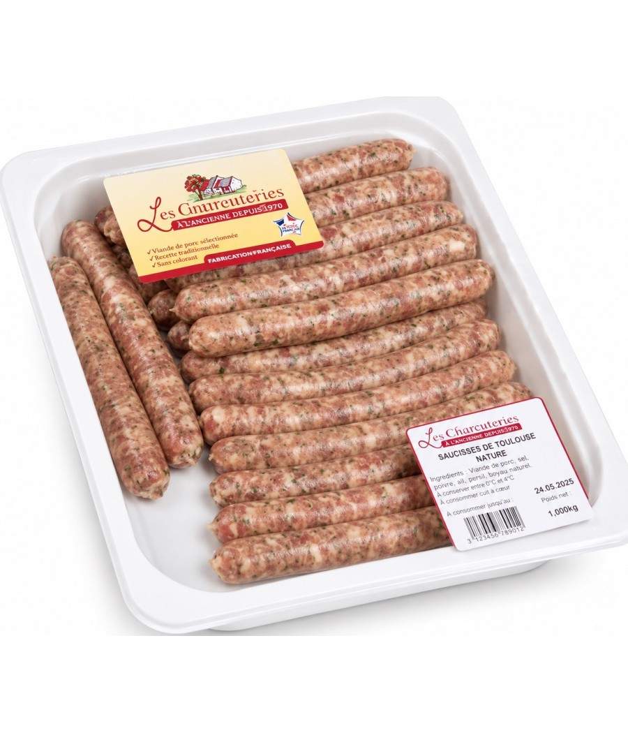 SAUCISSE CHIPOLATAS X20 1KG