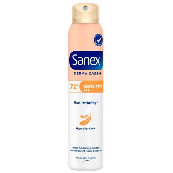 DEODORANT  SPRAY GEVOELIGE HUID DERMA CARE  SENSTIVE  200ML SANEX  -