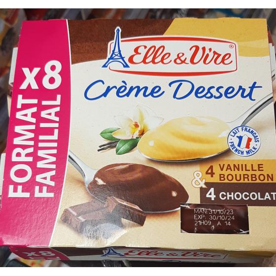 CREME DESSERT ELL&VIRE VANILLE CHOCOX4