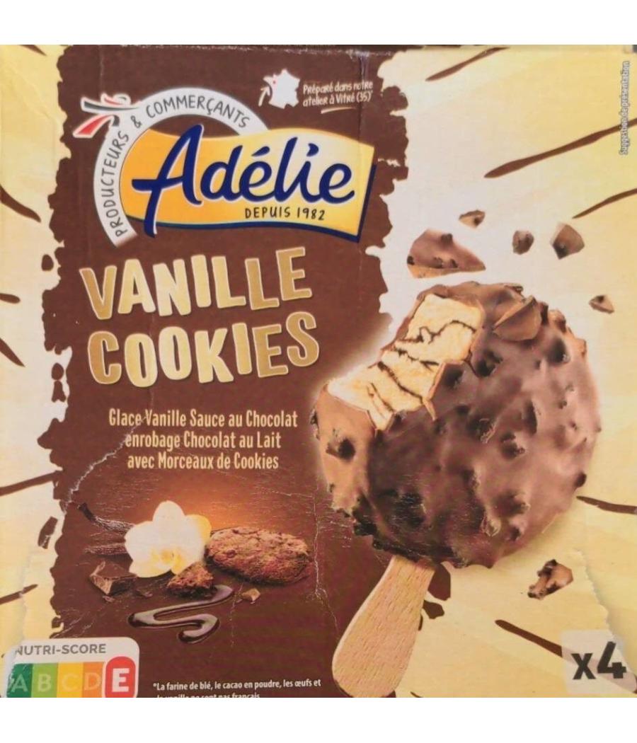 GLACE VANILLE AU CHOCOLAT AVEC MORCEAUX DE COOKIES 280 ML