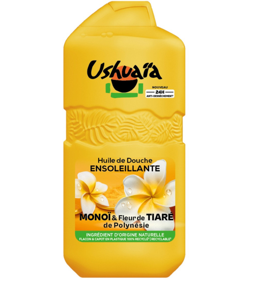 HUILE DE DOUCHE ENSOLEILLANTE MONOI USHUAIA 280ML