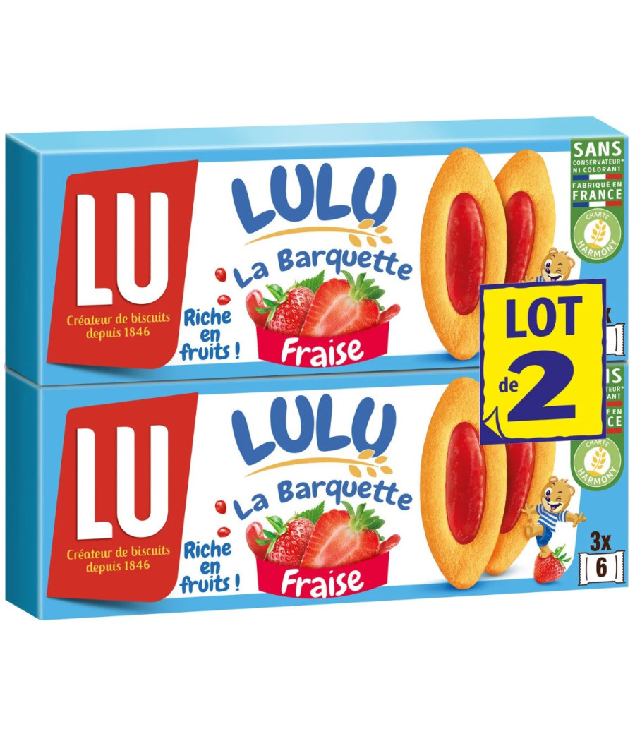 LULU LA BARQUETTE FRAISE 240G