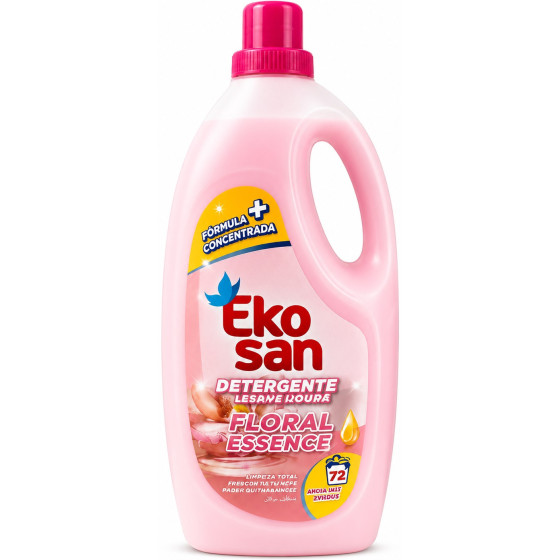 LESSIVE LIQUIDE FLORAL ESSENCE EKOSAN 4L