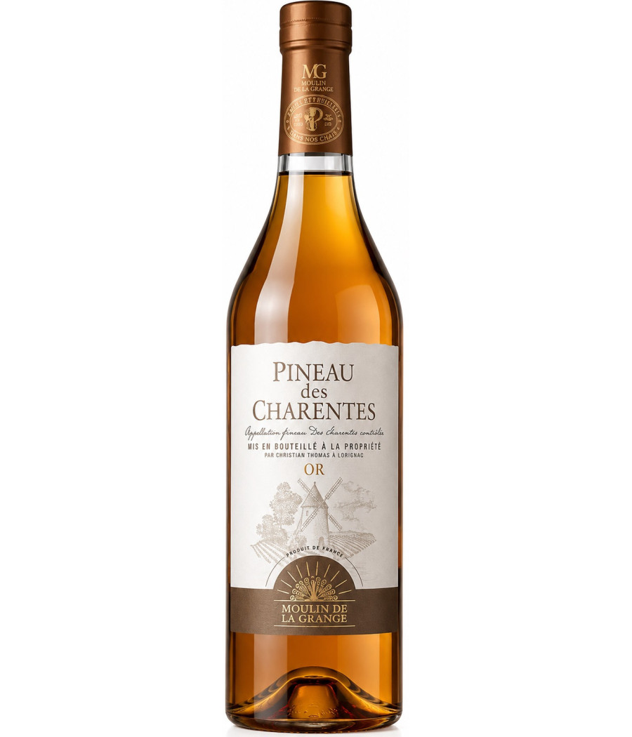 BOUTEILLE DE VIN MOULIN DE LA GRANGE PINEAU DES CHARENTES OR 75CL