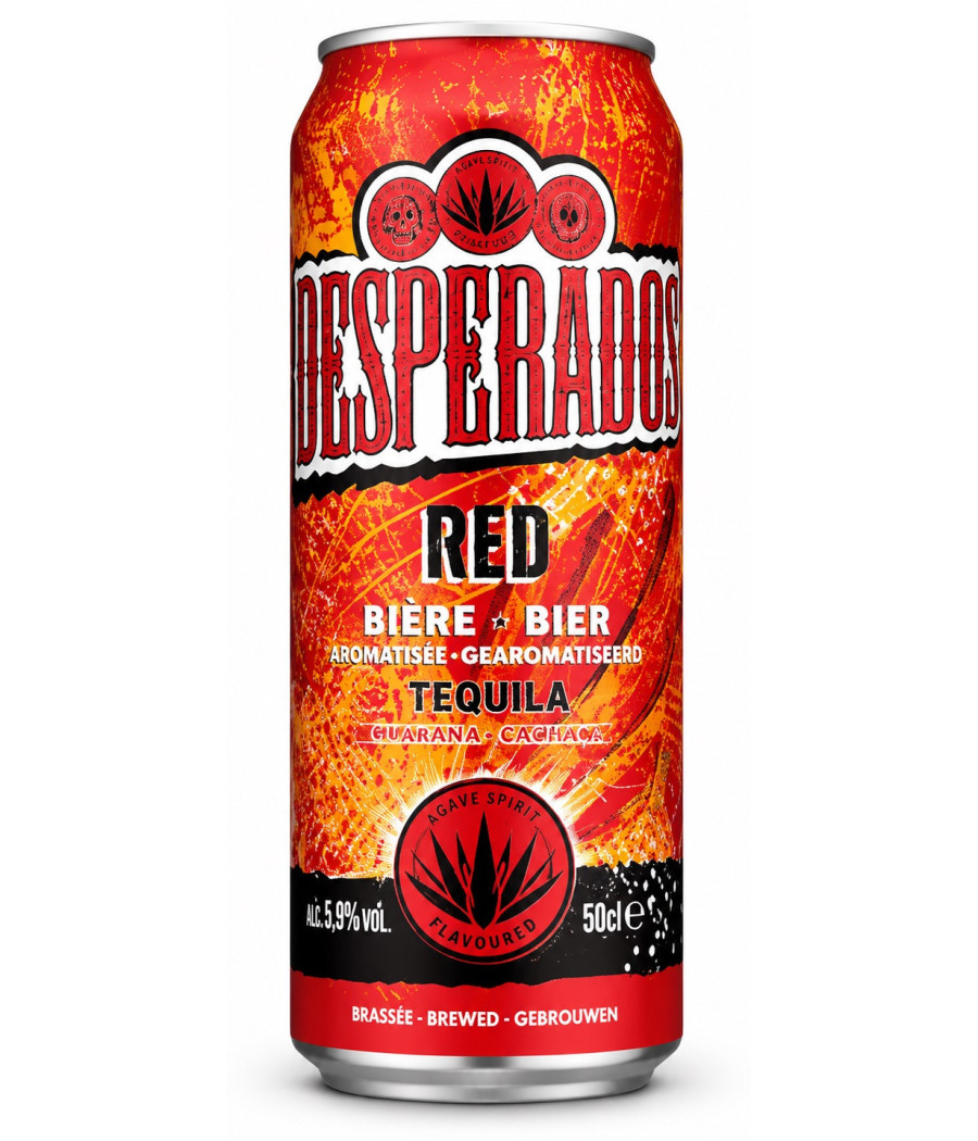 CANETTE DE BIÈRE DESPERADOS RED 50CL