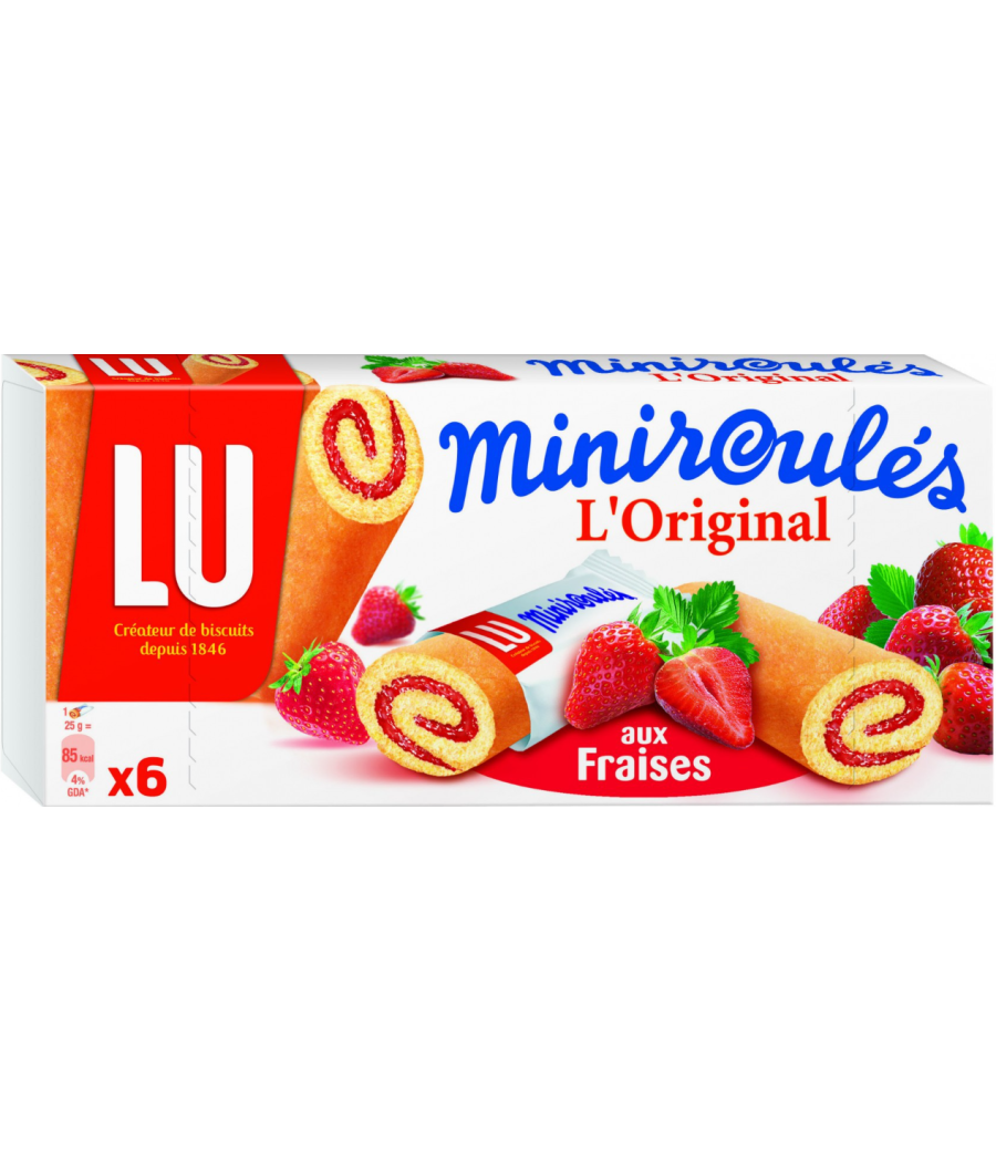 MINIROULES L'ORIGINAL AUX FRAISES 150G