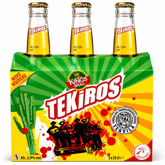 BIÈRES KINGS BRÄU TEKIROS 3 X 33CL