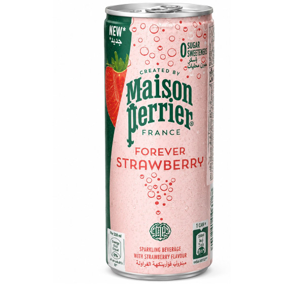 EAU GAZEUSE PERRIER FOREVER FRAISE 25CL