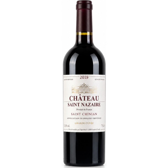 VIN ROUGE CHATEAU SAINT NAZAIRE CHINIAN 2019 75CL