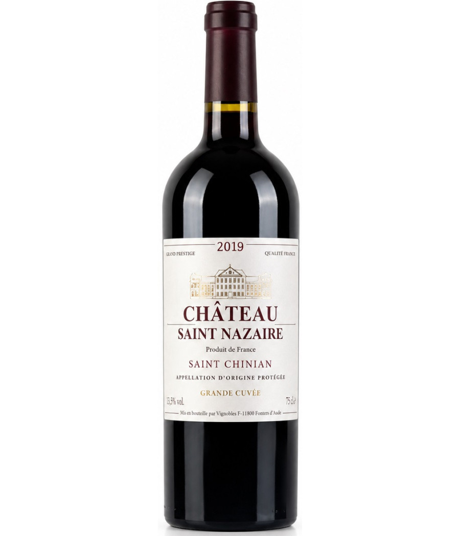 VIN ROUGE CHATEAU SAINT NAZAIRE CHINIAN 2019 75CL