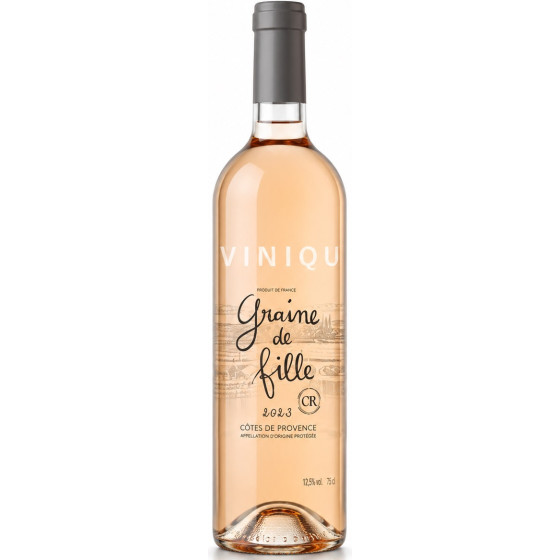VIN ROSÉ COTES DE PROVENCE 2020 GRAINE DE FILLE 75CL