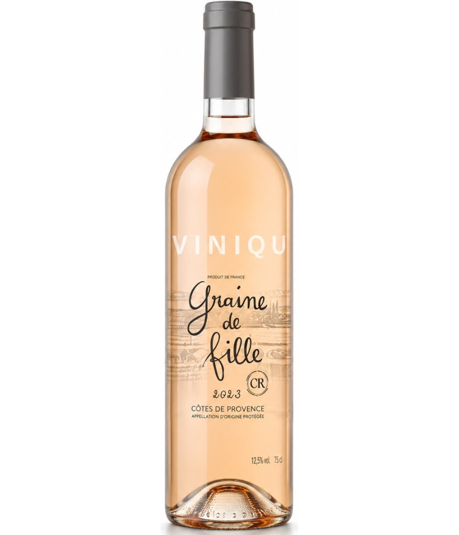 VIN ROSÉ COTES DE PROVENCE 2020 GRAINE DE FILLE 75CL