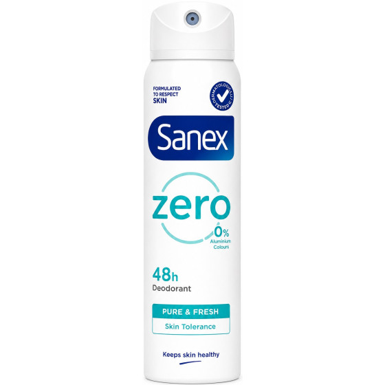 DÉODORANT SPRAY SANEX ZERO PURE & FRESH 200ML