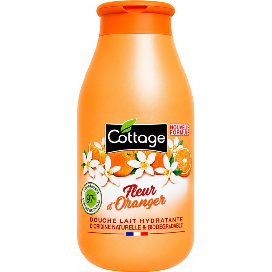 GEL DOUCHE HYDRATANT FLEUR D'ORANGER NATUREL COTTAGE 250ML
