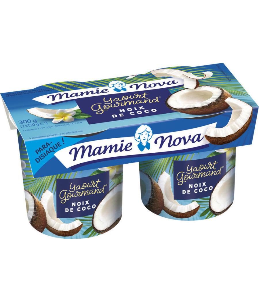 YAOURTS GOURMAND NOIX DE COCO MAMIE NOVA 2X150G