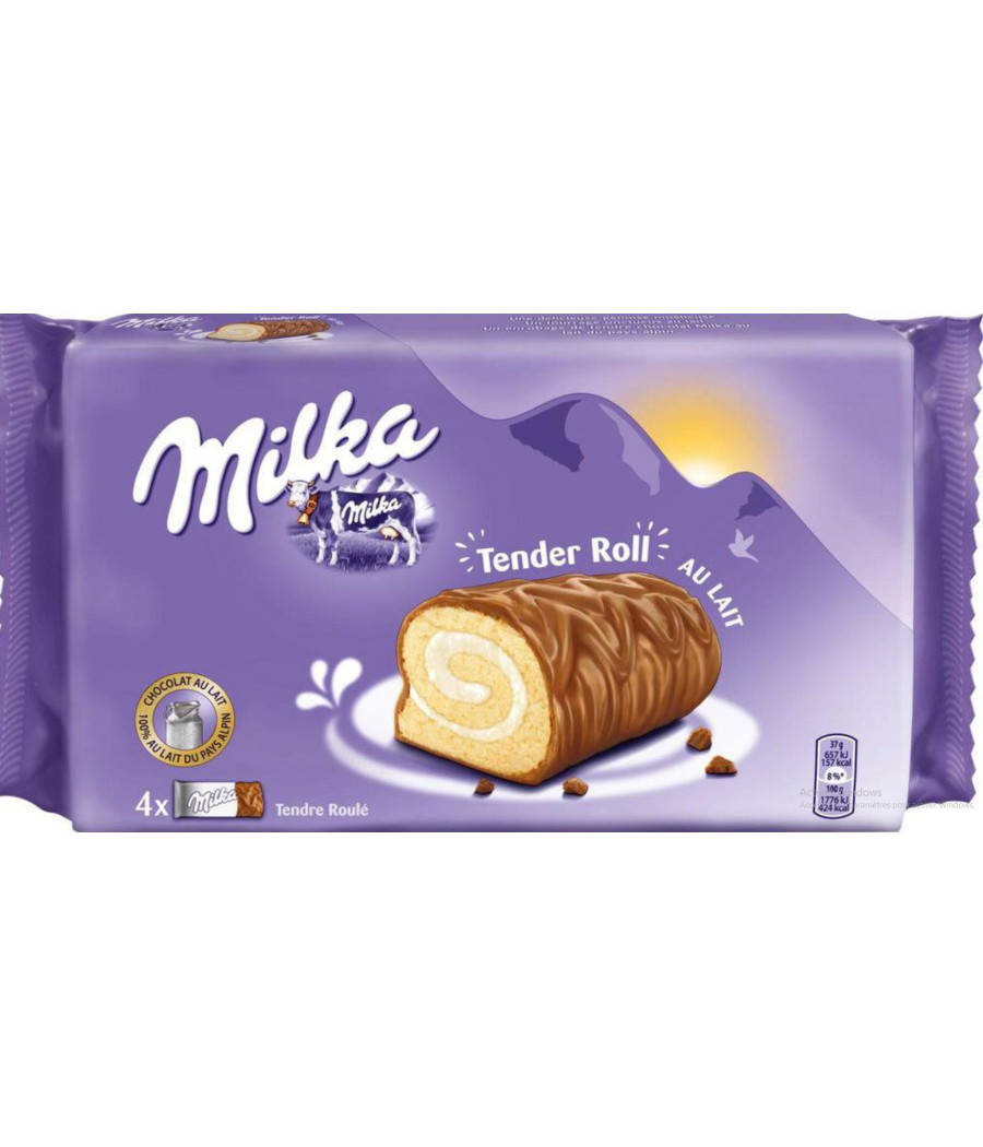 TENDER ROLL AU LAIT MILKA 37G