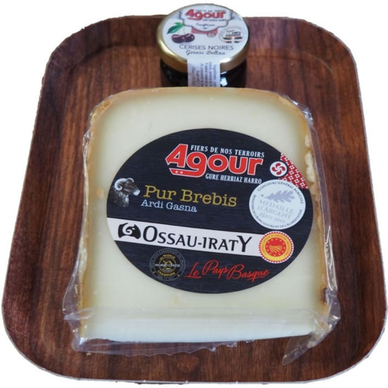 FROMAGE PUR BREBIS OSSAU IRATY ET CONFITURE CERISE NOIRE 228G