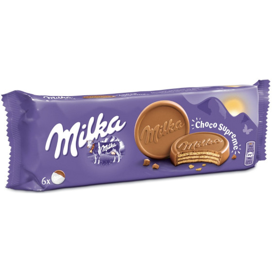 GAUFRETTES CHOCO SUPREME MILKA 180G