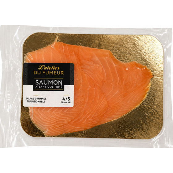 SAUMON FUMÉ L'ATELIER DU FUMEUR ATLANTIQUE 100G