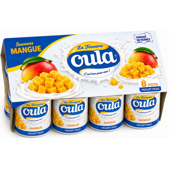 YAOURT OULA MANGUE 8 X 120G