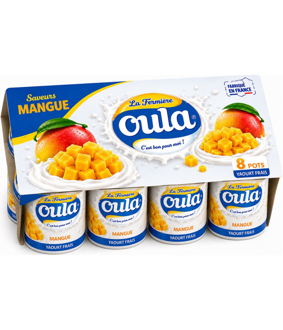 YAOURT OULA MANGUE 8 X 120G