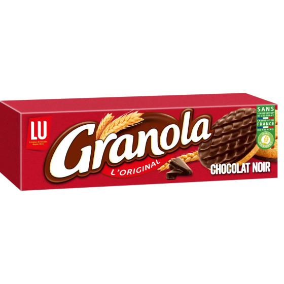 GRANOLA CHOCOLAT NOIR 195 G (16× 12.2 G) E