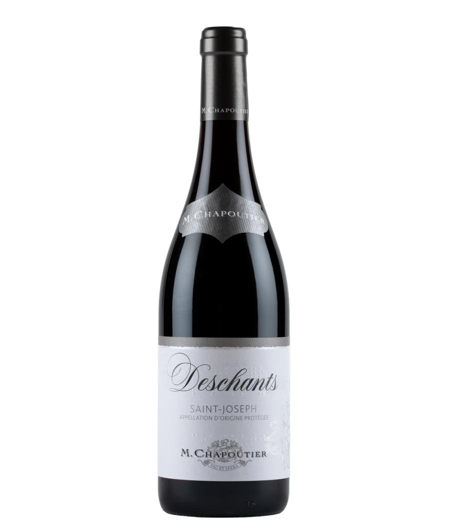BOUTEILLE DE VIN ROUGE M CHAPOUTIER DESCHANTS SAINT JOSEPH 75CL