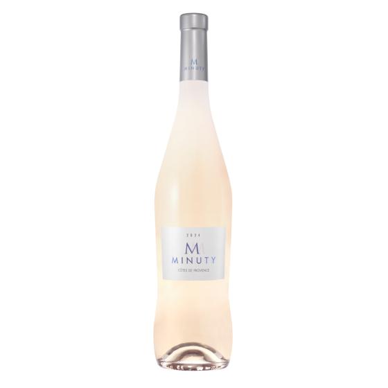 BOUTEILLE DE VIN ROSÉ MINUTY M CÔTES DE PROVENCE 75 CL