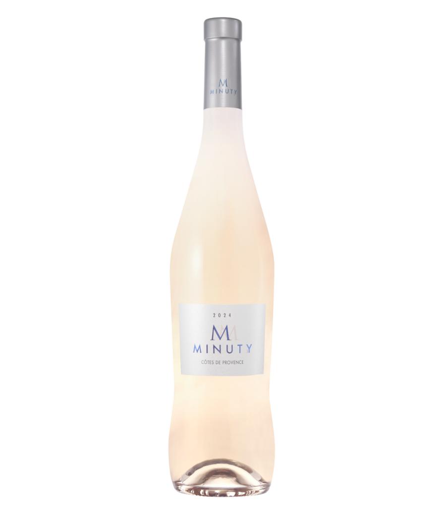 BOUTEILLE DE VIN ROSÉ MINUTY M CÔTES DE PROVENCE 75 CL