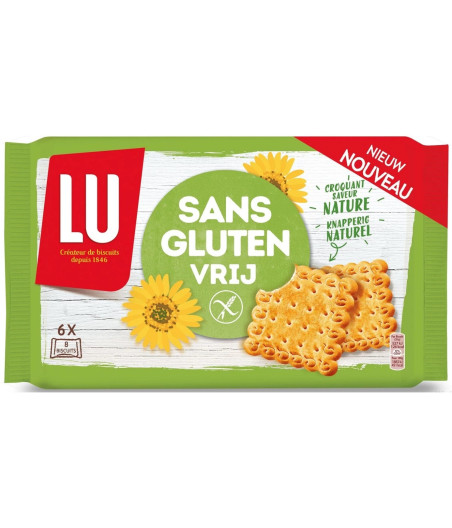 BISCUITS SANS GLUTEN VRIJ CROQUANT SAVEUR NATURE LU 200G