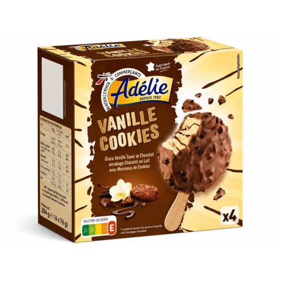 GLÂCES ADÉLIE VANILLE COOKIES 280G