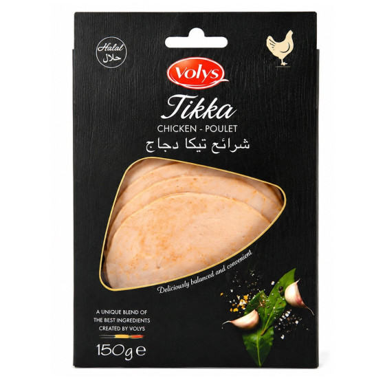 POULET VOLYS TIKKA PRÉTRANCHÉ 150 G