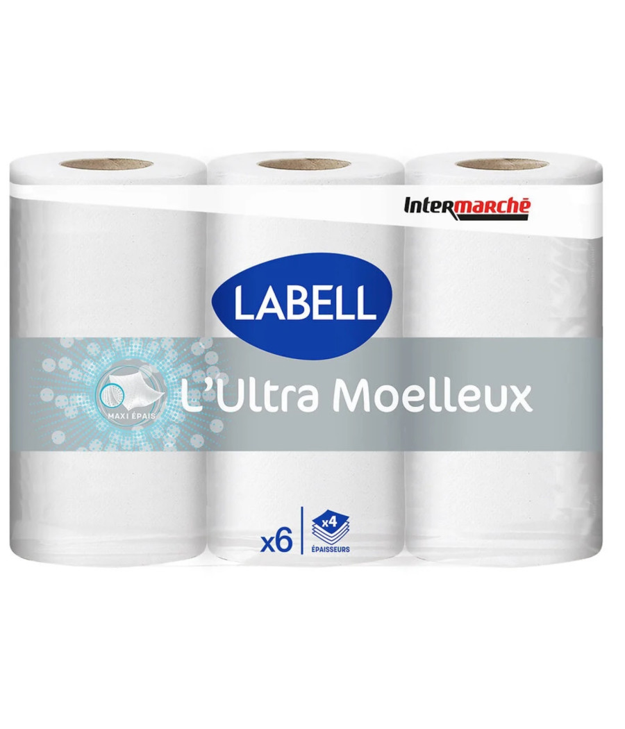 PAPIER TOILETTE LABELL L'ULTRA MOELLEUX 4PX6