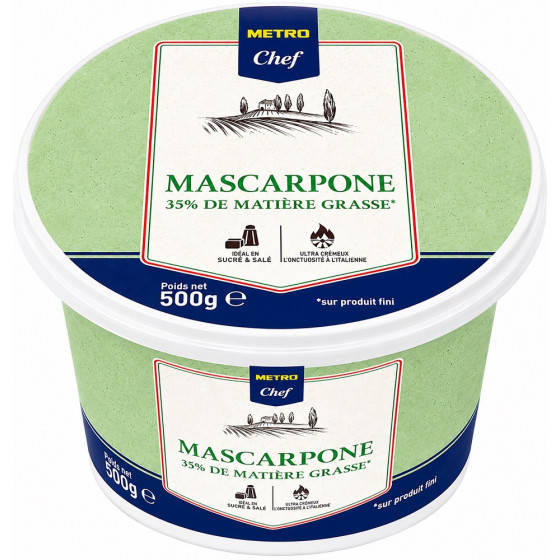 MASCARPONE METRO CHEF 35% MG 500G