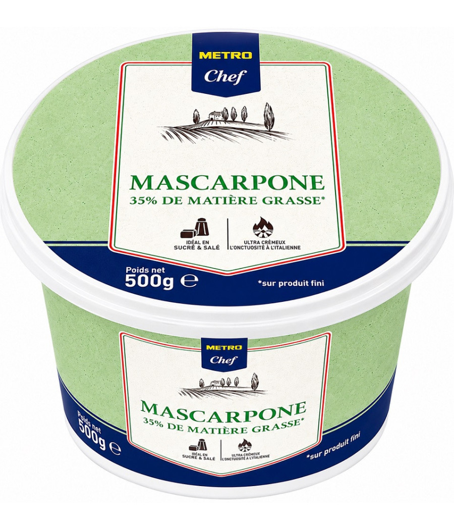 MASCARPONE METRO CHEF 35% MG 500G