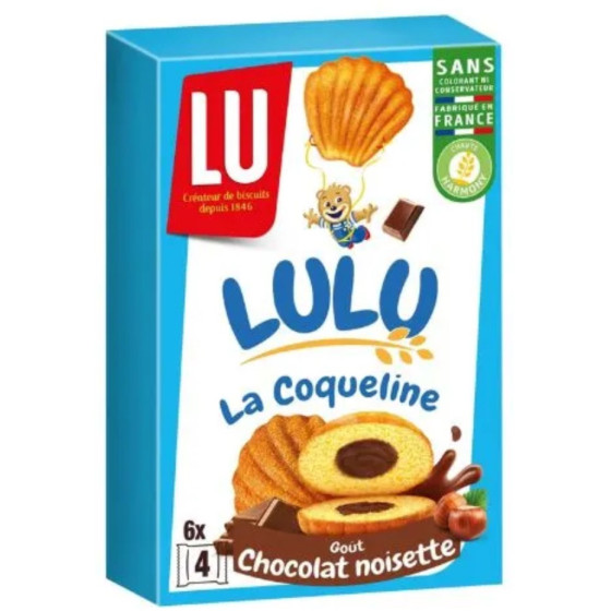LULU LA COQUELINE GOUT CHOCOLAT NOISETTE 165G