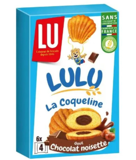 LULU LA COQUELINE GOUT CHOCOLAT NOISETTE 165G