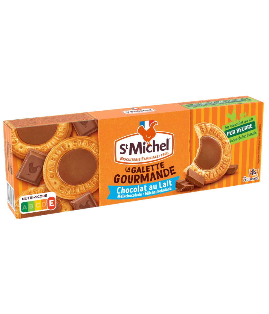 LA GALETTE GOURMANDE  CHOCOLAT AU LAIT ST MICHEL 121G